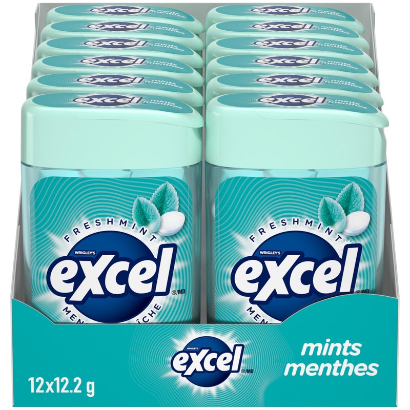Excel Mints Fresh Mint, 12gm, 12 Count - Image 1